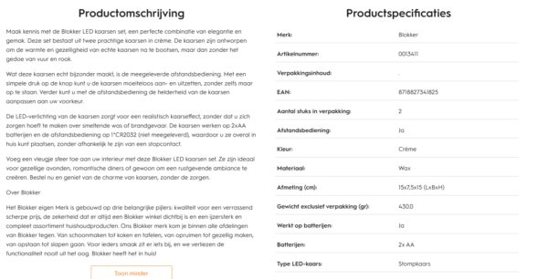 Blokker LED kaarsen met afstandsbediening - 2 stuks - Afbeelding 6