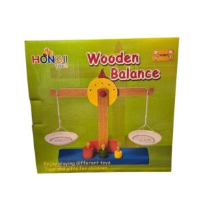 Hongji - Houten weegschaal - Balans - 25x8x24cm