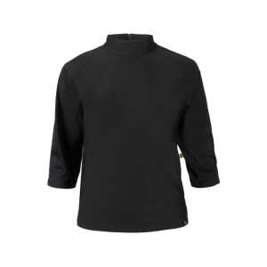 Zusss - Stylisches Oberteil mit Rollkragen - schwarz