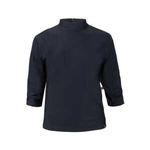 Zusss - Stylisches Top mit Rollkragen - Nachtblau