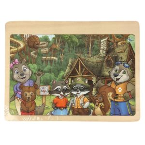 Playwood - Houten puzzel - "Great Wolf Lodge" - 29 x 22cm