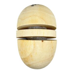 Houten ei met klittenband - 6 cm