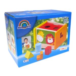 Wonderworld - Safari Sorter box - 17x11x1xcm