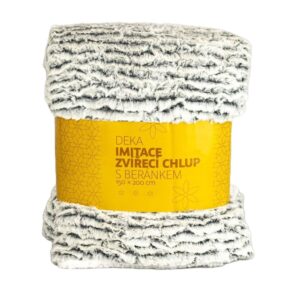 Fleece blanket - 150x200cm - Grey Waves