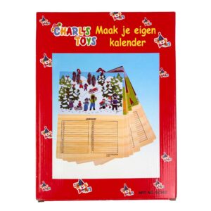 Charl's Toys - Houten verjaardagskalender - Nederlands - 23 x 31 cm