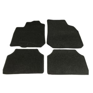 Universal Car Mats 2 Front and 2 Rear - Black