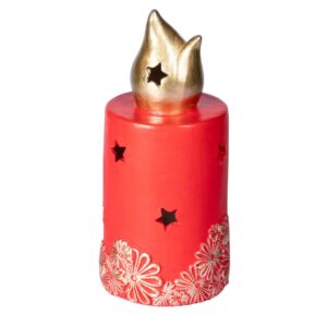 Viva Domo - XXL LED kaars - Rood - 29cm