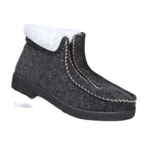 Comfort Italy Thermo Huisschoen – Donkergrijs (Maat 37)