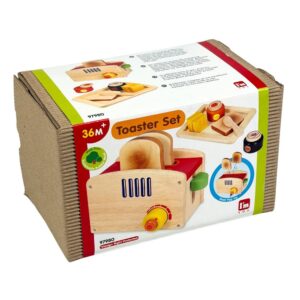 I'm Toy- Houten broodrooster set - 20cm