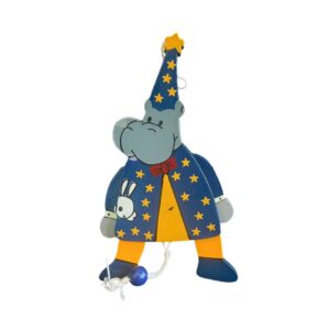 Charl's Toys - Nijlpaard Jumping Jack - 17 cm