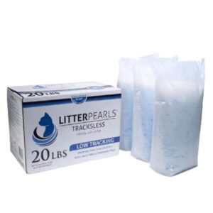 Litter Pearls Tracksless Crystal Kattenbakvulling – 3 x 3 kg (9 kg totaal)