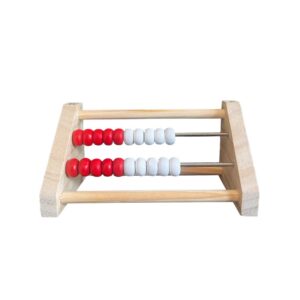 Playwood - Telraam met 20 kralen - 14x7x7cm