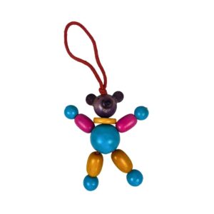 Playwood Houten Kralenpopje – 8 cm – 2 Kleuren