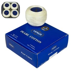 Venus Pearl-Katoen nr. 12 (11 kleuren, 4 per doos)