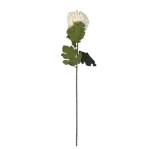Kunstbloem Chrysant Wit – 73 cm